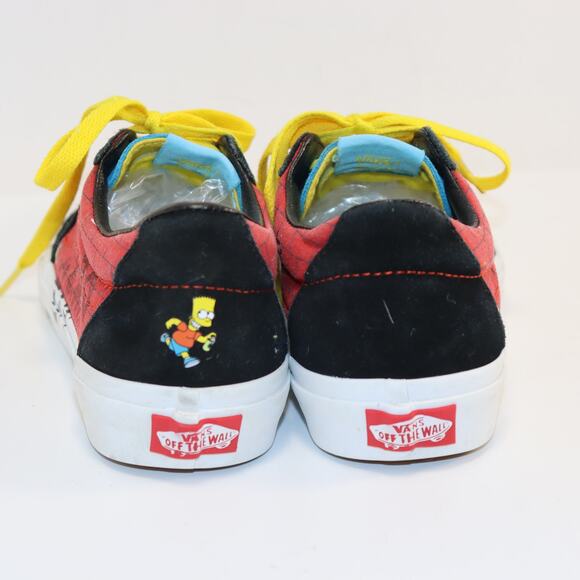 Vans x The Simpsons “El Barto” Skate Shoes Women’s Size 7 / Men’s 5.5 - Picture 4 of 9
